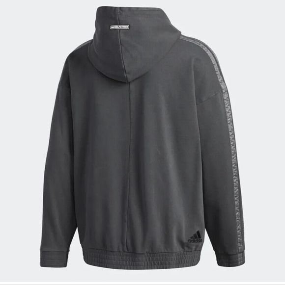 Vintage Adidas Men's Basketball Daniel Patrick x Harden Hoodie L Gray NWT Size L - Picture 2 of 9